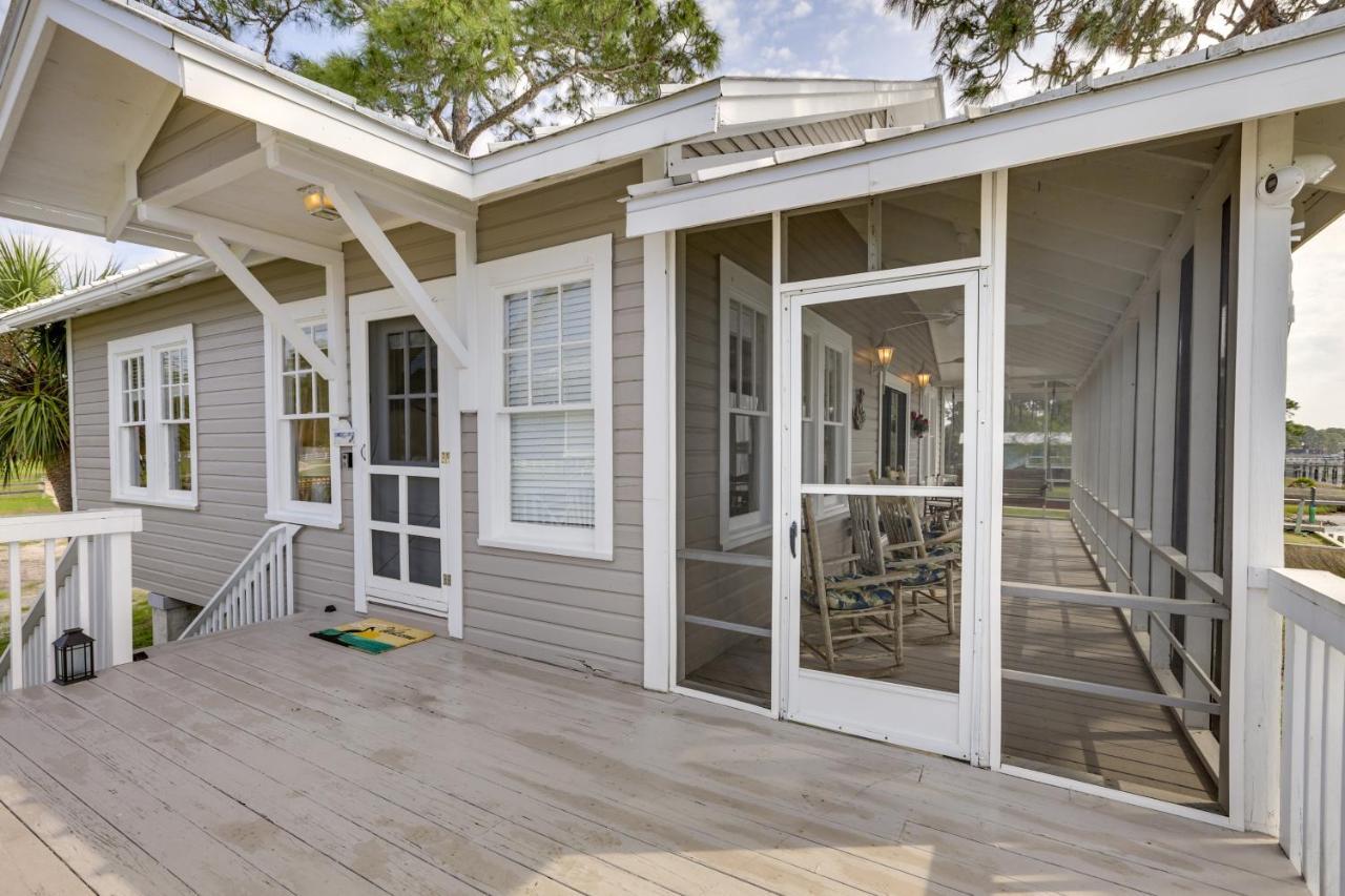 Waterfront Ochlockonee Bay Cottage With Views! Panacea Exterior photo