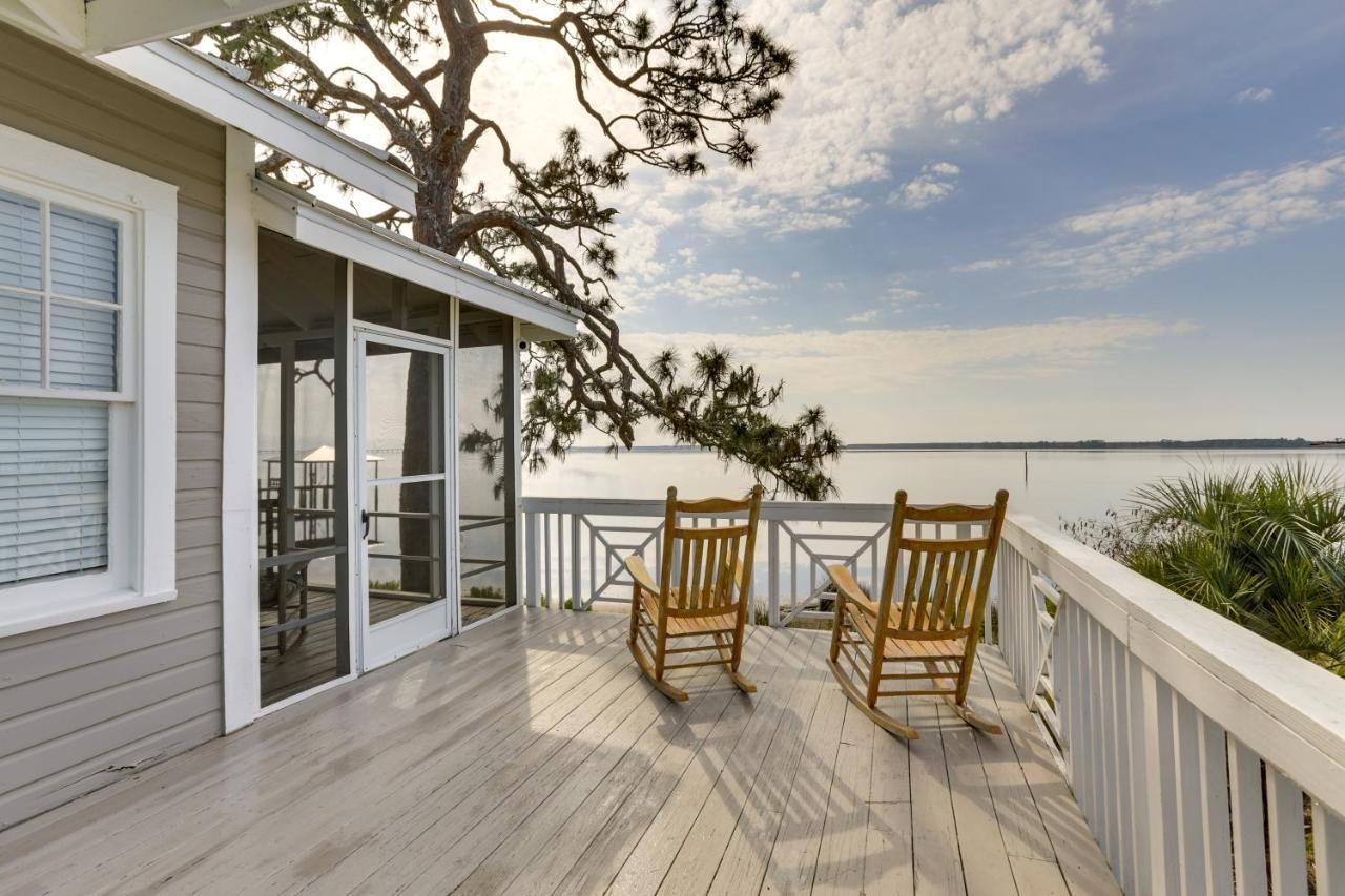 Waterfront Ochlockonee Bay Cottage With Views! Panacea Exterior photo