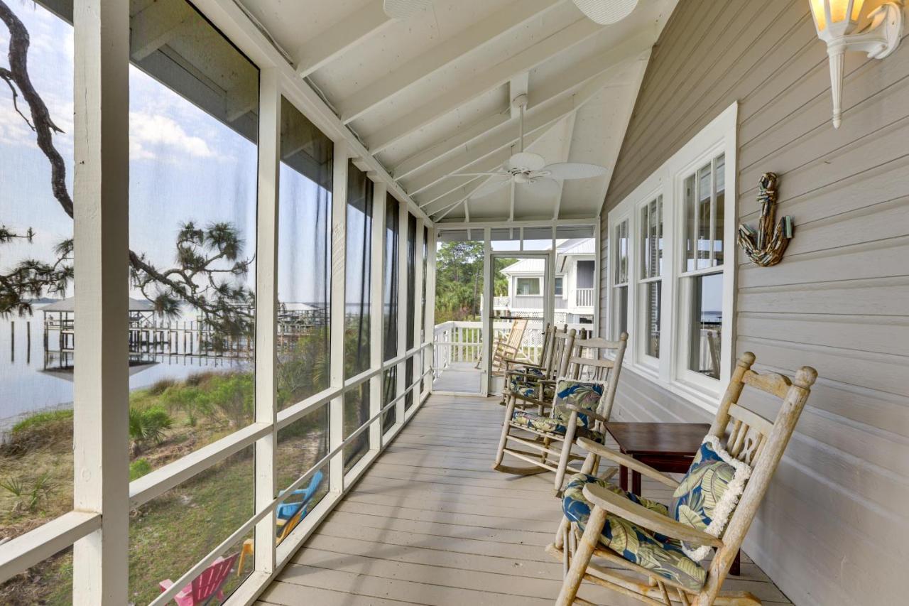 Waterfront Ochlockonee Bay Cottage With Views! Panacea Exterior photo